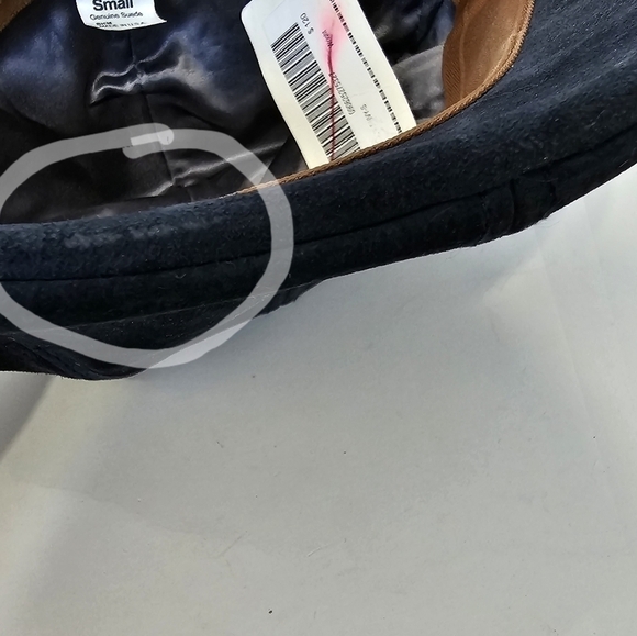 Goorin Bros Navy Blue Genuine Suede Flat Cap - Picture 8 of 8